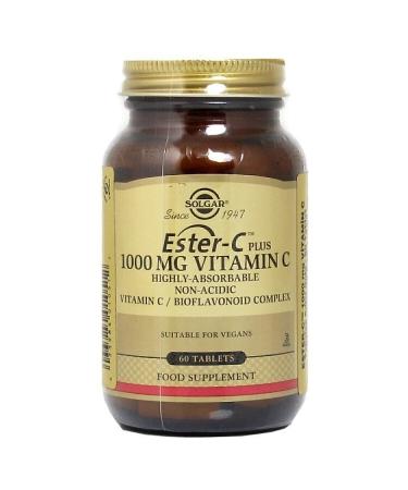 Solgar Ester C Plus 1000 Mg Vitamin C 60 Tablets