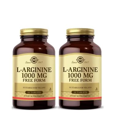 Solgar L-arginine 1000 Mg 90 Tablets 2 Pieces