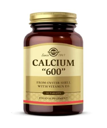 Solgar Calcium 600 Mg Oyster 60 Tablets (calcium) Skt:07-2025