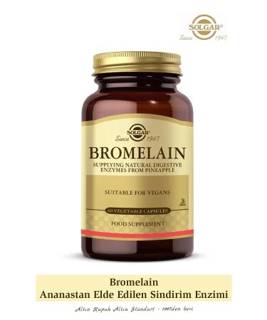 Solgar Bromelain 150 Mg 60 Capsules (bromelain)