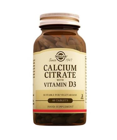 Solgar Calcium Citrate Vitamin D3 60 Tablet Skt. 31 12 2022
