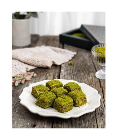 Antep Bazaar Turkish Delight-Pistachio Baklava Turkish Delight-300 gr - Buy Online on GoSupps.com