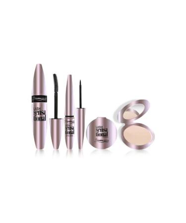 Mascara Eyeliner Powder Set
