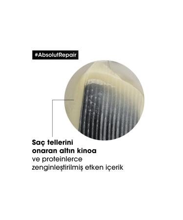 L'oreal Professionnel Serie Expert Absolut Repair Damaged Hair Repair Shampoo 500ml - Buy Online on GoSupps.com