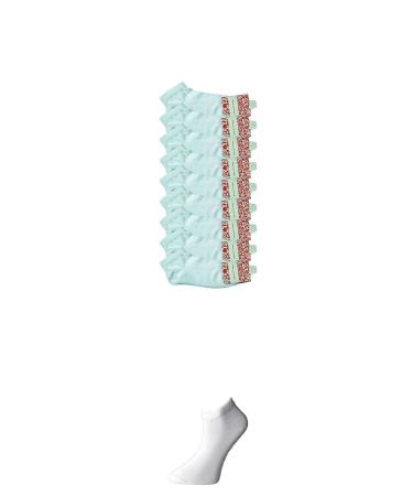 Skygo White Women's Ankle Socks 9 pairs