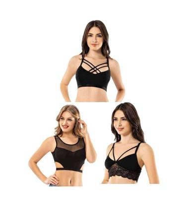 Skygo Kota 3 Piece Lace Crossed Rope Tulle Model Bustier