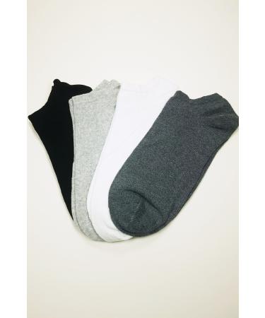 Skygo Seamless Men's Ankle Socks Four Seasons Soft Texture 4 Pairs