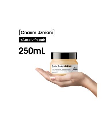 L'Oreal Paris Serie Expert Absolut Repair Gold Mask for Damaged Hair 250ml - Buy Online on GoSupps.com