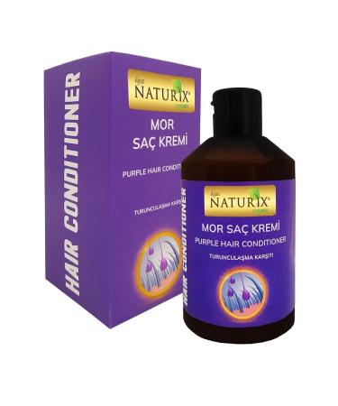 Naturix Purple / Silver Conditioner Anti-Orange Purple Conditioner Nourishing Purple Hair Care Cream 250 Ml - Buy Online on GoSupps.com