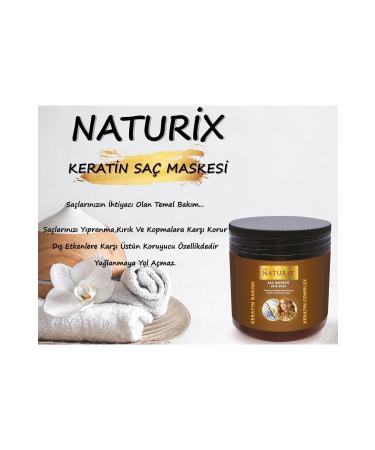 Naturix Natural Keratin Care for All Hair Types 500 ml Hair Care Mask Keratin Hair Mask - Buy Online on GoSupps.com