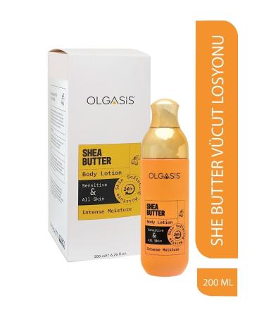 Olgasis Shea Butter Body Lotion Smoothing Moisturizing Intensive Repair Shea Butter Body Lotion 200 ml