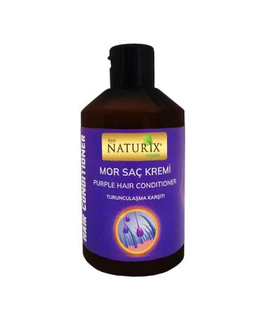 Naturix Purple / Silver Conditioner Anti-Orange Purple Conditioner Nourishing Purple Hair Care Cream 250 Ml - Buy Online on GoSupps.com