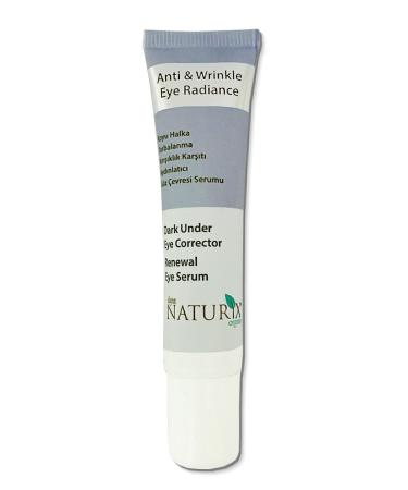 Naturix Anti-Wrinkle Eye Contour Serum Dark Circle Eliminator Hyoluronic Acid E-vitamin Eye Cream 15 ml - Buy Online on GoSupps.com