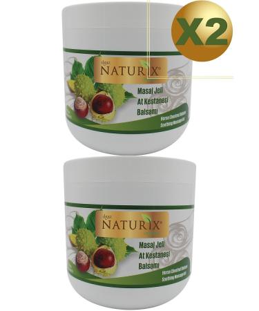 Naturix Horse Chestnut Balsam 500 Ml Horse Chestnut Massage Gel 2 Eco Set Horse Chestnut Cream