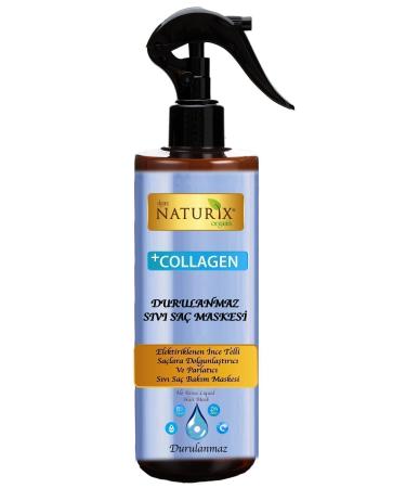 Naturix Collagen Care Liquid Hair Mask 250 Ml No-Rinse Anti-Friction Plumping Shine - Buy Online on GoSupps.com