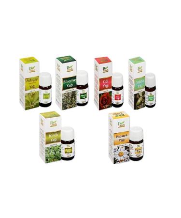 Bio Vitals Sage Rosemary Thyme Chamomile Jojoba Aromatic Massage-Skin Care Oil Set of 6 - Buy Online on GoSupps.com