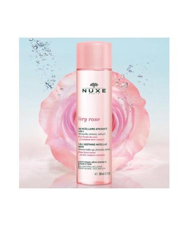 Nuxe Very Rose Moisturizing Micellar Make-Up Remover Water with Rose Essence 200 ml - Buy Online on GoSupps.com
