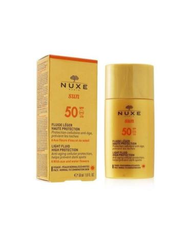 Nuxe Sun Spf 50 Fluide Leger 50 Ml