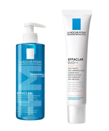 La Roche Posay Effaclar Cleansing Gel 400 ml - La Roche Posay Effaclar Duo Unifiant Concealer 40 ml Light