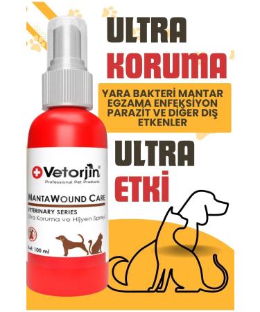 Vetorjin Fungal Eczema Infection Wound Care Antiseptic 100 Cc