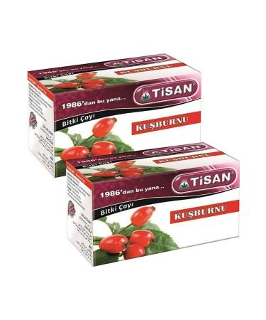 Tisan Rosehip Herbal Filtering Tea Bags 2 X 20 Pack