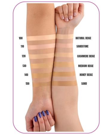 Callista Selfie Finish Spf 15 Shiny Finish Foundation - 100 Natural Beige - Very Light - Buy Online on GoSupps.com