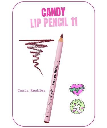 Callista Lip Candy Lip Pencil 11 Burgundy Obsessed - Red