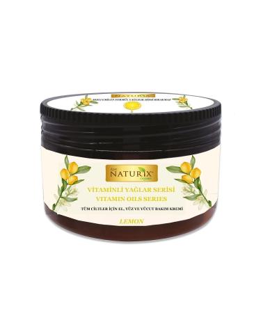 Naturix Vitamin Oils Series Lemon Essence Hand Face Body Cream 250 ml Intensive Moisture Therapy - Buy Online on GoSupps.com