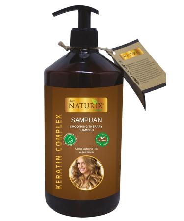 Naturix 2 Pieces Unscented Black Garlic Shampoo 600 Ml + 2 Pieces Salt-Free Keratin Shampoo 600 Ml 4 X 600 Ml - Buy Online on GoSupps.com