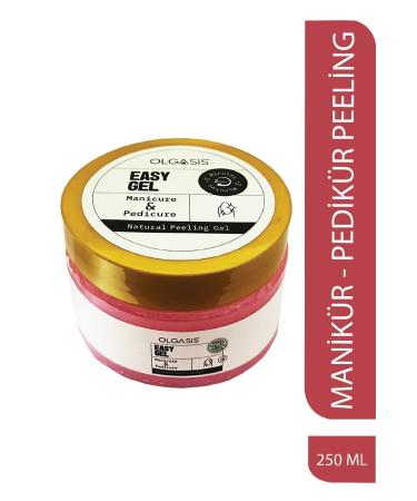 Olgasis Easy Gel Easy Manicure & Pedicure Gel 2 Minute Manicure & Pedicure Nail Nourishing Natural Gel 250 Ml