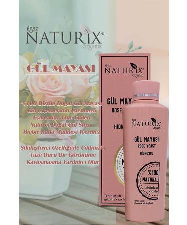 Naturix Natural Anti-Acne Rose Yeast Revitalizing and Pore Tightening Rose Water 250ml - Buy Online on GoSupps.com