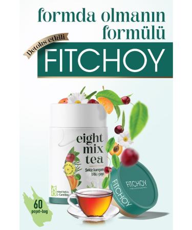 Fitchoy 8 Mix Tea 2 Pack Green Tea -l Carnitin-Apricot Formulation - Buy Online on GoSupps.com