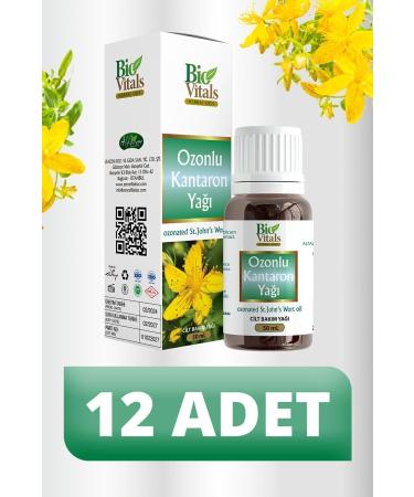 Bio Vitals Ozonated St. John's Wort Oil 12 PCS-Box 50 ml