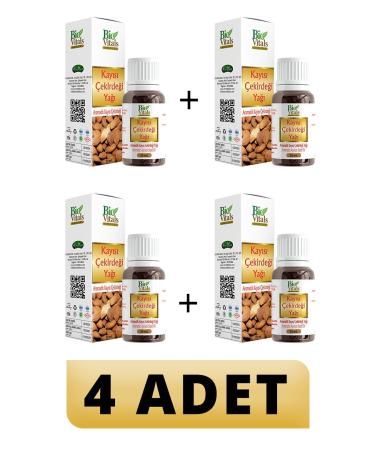 Bio Vitals Apricot Kernel Oil 20 ml 4 PIECES