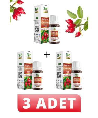 Bio Vitals Rosehip Oil 20 ml 3 PIECES