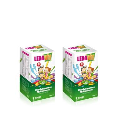LedaPharma Ledavit Multivitamin and Mineral Syrup 150ml X2 Pieces