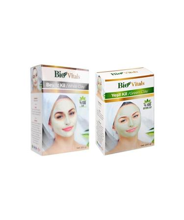 Bio Vitals Green And White Clay (200gr+200gr)