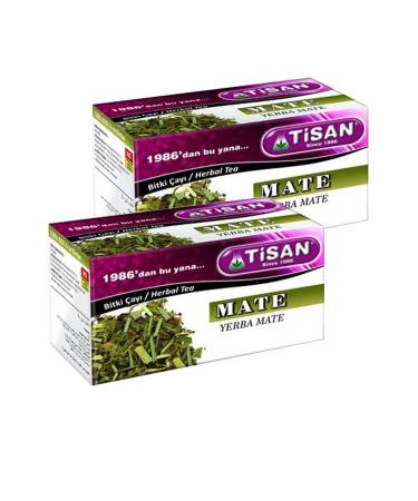 Tisan 2 Boxes Mate Tea Bag Herbal Tea Cup Tea Bag Mate Herbal Tea 2 Pkt.