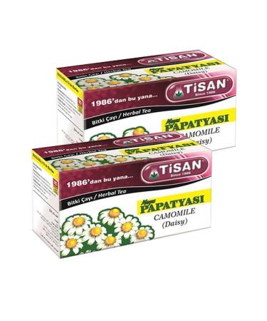 Tisan 2 Boxes Chamomile Tea Bag May Chamomile Herbal Tea 20 Filtering Bags X 2 Tea Chamomile Tea