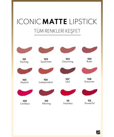Note Cosmetics Iconic Matte Lipstick Permanent Matte Lipstick 104 Ruler - Pink - Buy Online on GoSupps.com