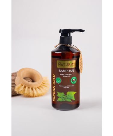 Naturix Anti-Dandruff Effective Nettle Extract Care Shampoo Nettle Shampoo Paraben Phosphate Salt Free - Buy Online on GoSupps.com