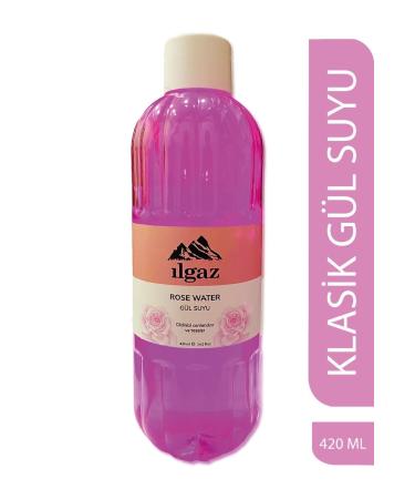 ILGAZ Classic Natural Rose Water 400ml Suitable for Skin Care Use - Buy Online on GoSupps.com