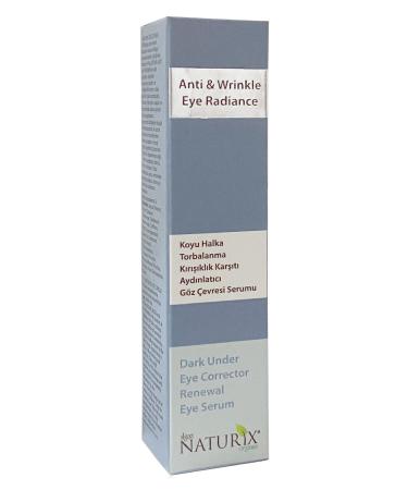 Naturix Anti-Wrinkle Eye Contour Serum Dark Circle Eliminator Hyoluronic Acid E-vitamin Eye Cream 15 ml - Buy Online on GoSupps.com
