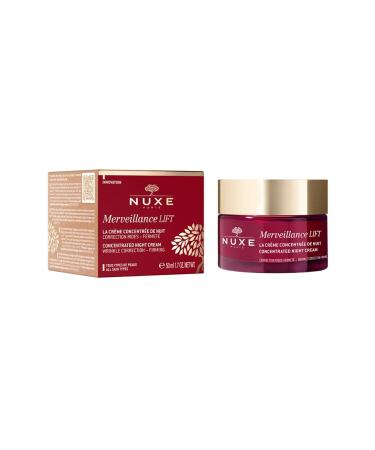 Nuxe Merveillance Lift Firming Anti-Aging Natural Night Skin Care Cream 50ml - Buy Online on GoSupps.com