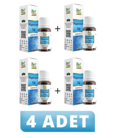Bio Vitals Magnesium Oil 50 ml 4 PIECES