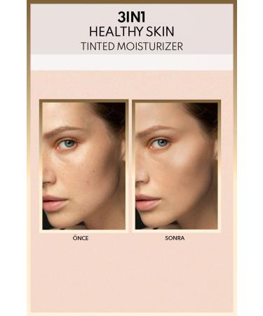 Note Cosmetics 3 in 1 Healthy Skin Tinted Moisturizer SPF 50 Color Tone Equalizing Brightening Cream - Buy Online on GoSupps.com