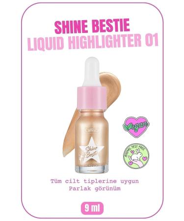 Callista Shine Bestie Highlighter Luminous Liquid Highlighter - 01 Glam Pixie