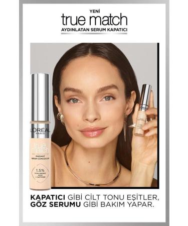 L'Oreal Paris Glotion 902 & True Match Serum Concealer -2R Set Bag - Buy Online on GoSupps.com