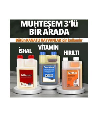 MALATYAYEM Farmatom Vitamin-nephtor Wheezing-alfamin Diarrhea 3*500ml