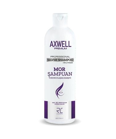 AXWELL PREMIUM Professional Silver Shampoo Anti-Orange Purple Shampoo 330ml - Buy Online on GoSupps.com